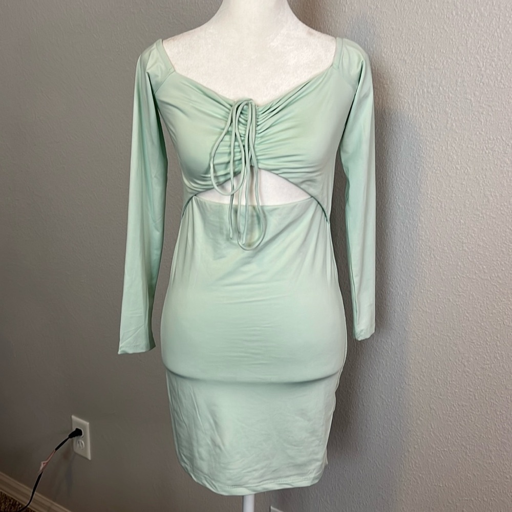 Princess Polly Taylor Dress Pistachio Size 6